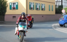 THE CRANKCASE. Bimota Db 2 SR tricolore rental hire motorcycle - After the tea party,